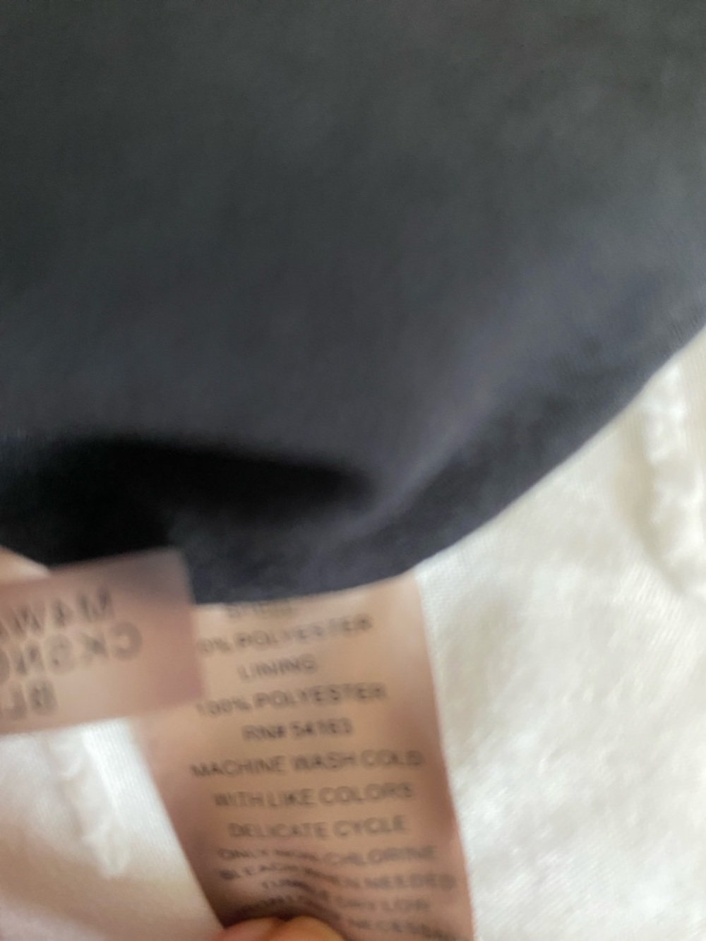 Calvin Klein Black Sheer Roll-Tab Blouse - Picture 2 of 7
